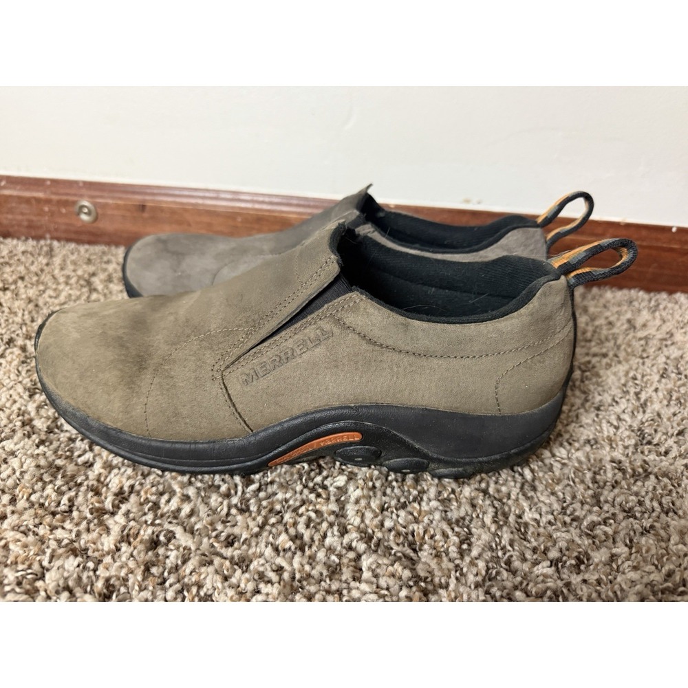 Merrell Jungle Moc Gunsmoke Brown Casual Shoe Loafer Mens Size 11.5 Wide J63787W